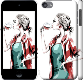 

Чохол Дівчина з келихом на iPod Touch 6 841283