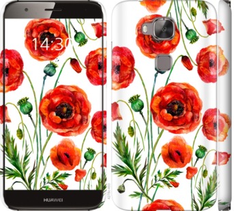 

Чехол Нарисованные маки для Huawei GX8 744193