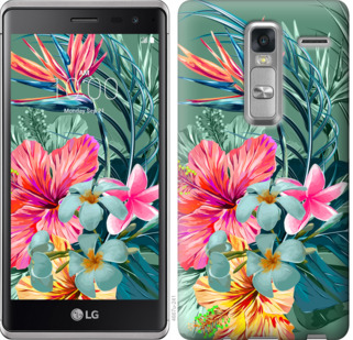 

Чехол Тропические цветы v1 для LG H650E Class 845035