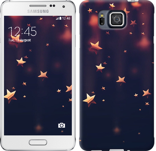 

Чехол Падающие звезды для Samsung Galaxy Alpha G850F 645879