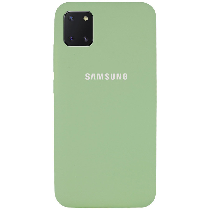 

Чохол Silicone Cover Full Protective (AA) на Samsung Galaxy Note 10 Lite (A81) (М'ятний / Mint) 914241