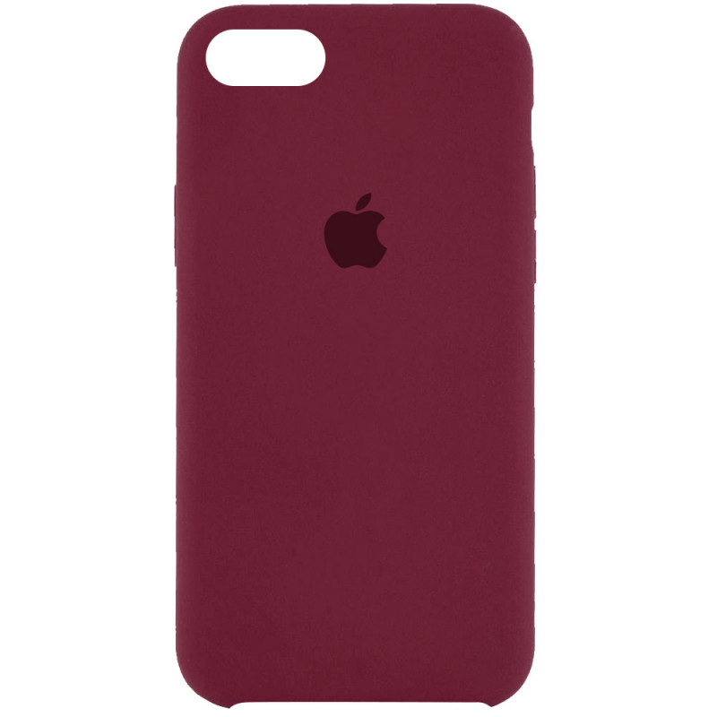 Чохол Silicone Case (AA) на Apple iPhone 6/6s (4.7") (Бордовий / Plum)