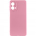 Чохол Silicone Cover Lakshmi Full Camera (AA) на Motorola Moto G24 (Рожевий / Pink)