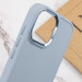 TPU чехол Bonbon Metal Style для Xiaomi Redmi Note 13 Pro 4G / Poco M6 Pro 4G (Голубой / Mist blue) в магазине vchehle.ua