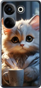 Чохол White cat на Tecno Camon 20 Pro