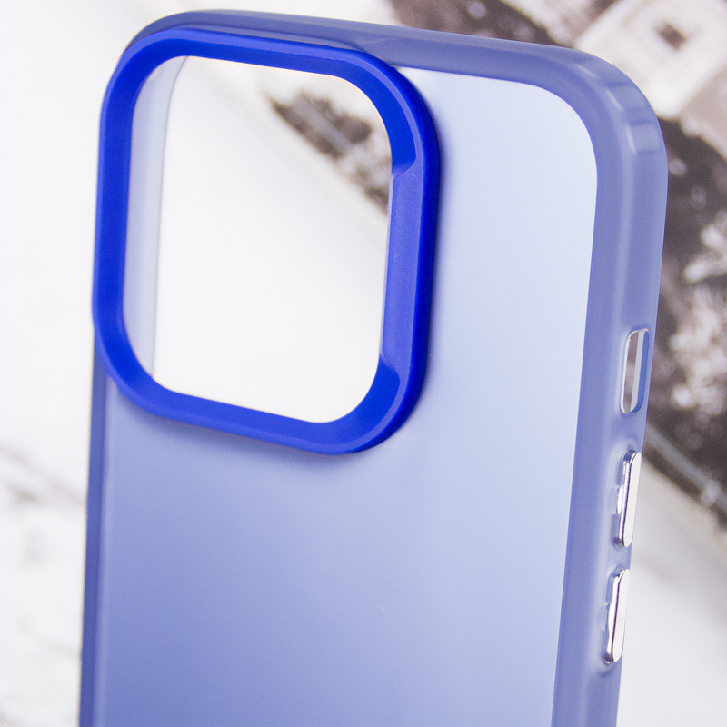 TPU+PC чохол Magic glow with protective edge на Apple iPhone 14 Pro (6.1") (Blue) в магазині vchehle.ua