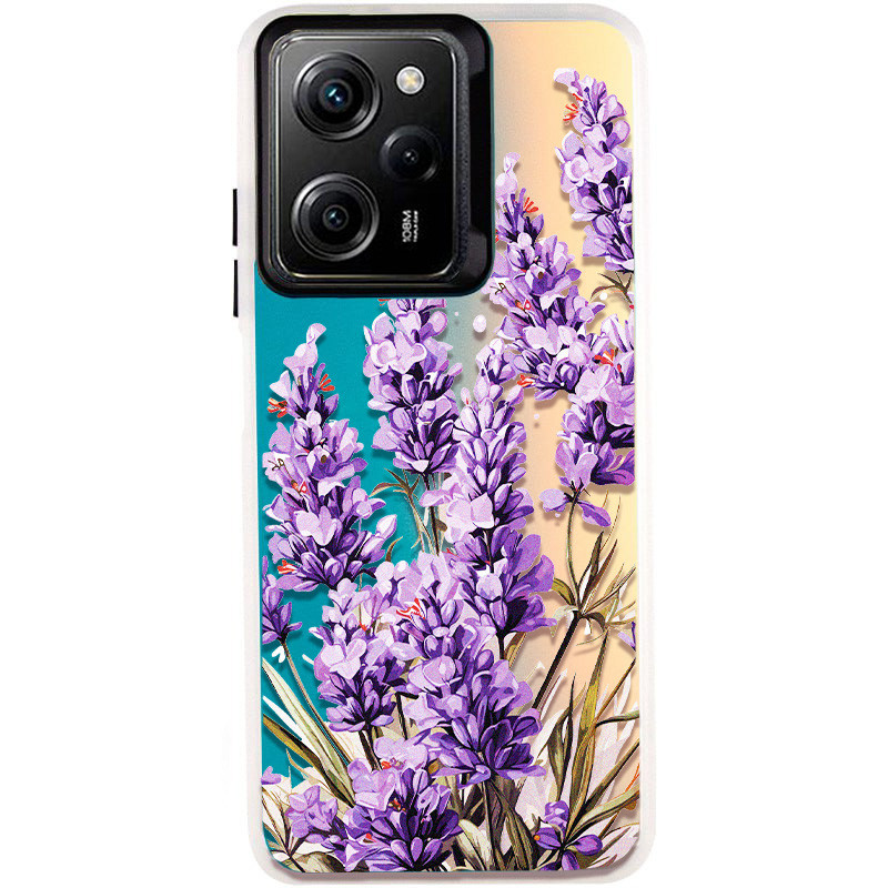 TPU+PC чохол TakiTaki Magic glow на Xiaomi Poco X5 Pro 5G / Redmi Note 12 Pro 5G (Lavender / Pink / Purple)