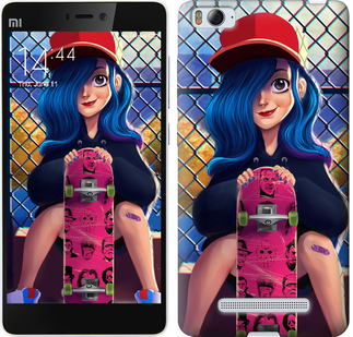 

Чехол Прикольная девочка со скейтбордом для Xiaomi Mi 4i 618369