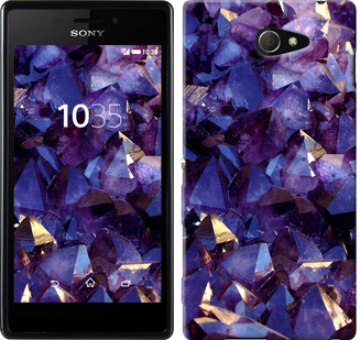 

Чехол Кристаллы для Sony Xperia M2 D2305 411551