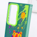 Купити TPU+PC чохол TakiTaki Graffiti magic glow на Samsung Galaxy S23 Ultra (Shocked tiger / Green) на vchehle.ua