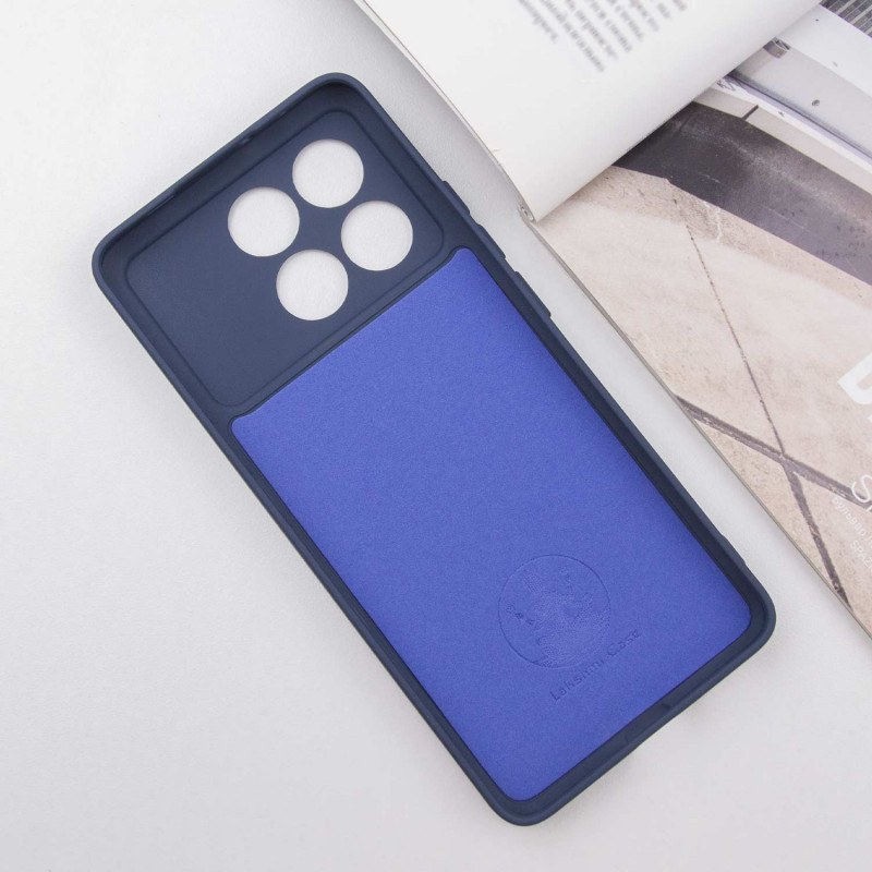 Фото Чохол Silicone Cover Lakshmi Full Camera (A) на Xiaomi Redmi Note 13 Pro 4G / Poco M6 Pro 4G (Синій / Navy Blue) в маназині vchehle.ua