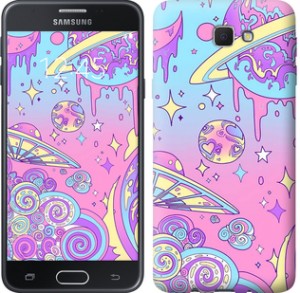 Чехол Розовая галактика для Samsung Galaxy J5 Prime