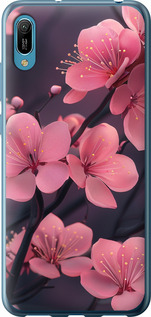 Чехол Пурпурная сакура для Huawei Y6 2019