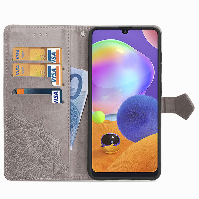 Кожаный чехол (книжка) Art Case с визитницей для Xiaomi Redmi Note 4X / Note 4 (Snapdragon) (Серый) в магазине vchehle.ua