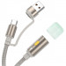 Фото Кабель-светильник Hoco UA38C USB/Type-C to LED (0.3m) (Gold) на vchehle.ua