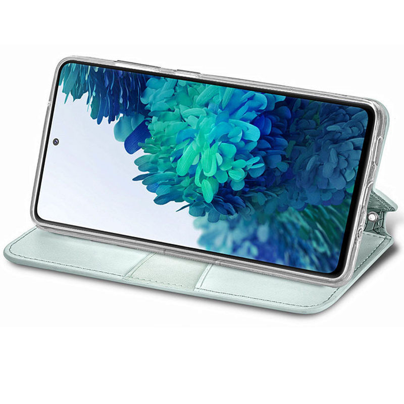 Фото Кожаный чехол-книжка GETMAN Mandala (PU) для Xiaomi Mi 10T Lite / Redmi Note 9 Pro 5G (Серый) в магазине vchehle.ua