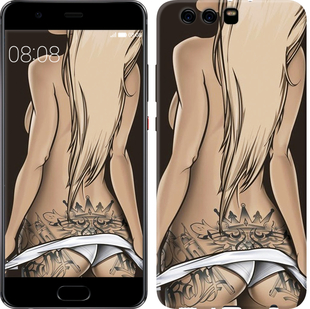 

Чохол Дівчина з татуюванням на Huawei P10 Plus 644417