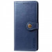 Кожаный чехол-книжка GETMAN Gallant (PU) для Motorola Edge 40 (Синий)