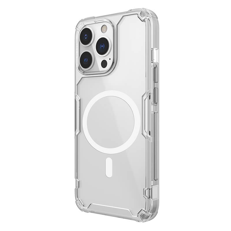 Фото TPU чехол Nillkin Nature Pro Magnetic для Apple iPhone 13 Pro Max (6.7") (Бесцветный (прозрачный)) на vchehle.ua