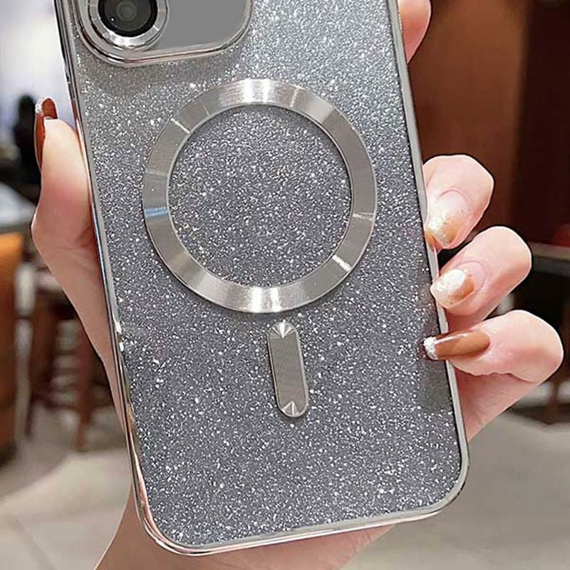 Фото TPU чохол Delight case with Magnetic Safe з захисними лінзами на камеру на Apple iPhone 15 (6.1") (Сірий / Gray) в маназині vchehle.ua