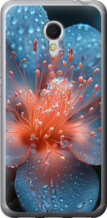 Чехол Роса на цветке для Meizu MX6