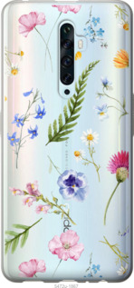 

Чехол Цветочный фон v2 для Oppo Reno 2Z 1440468
