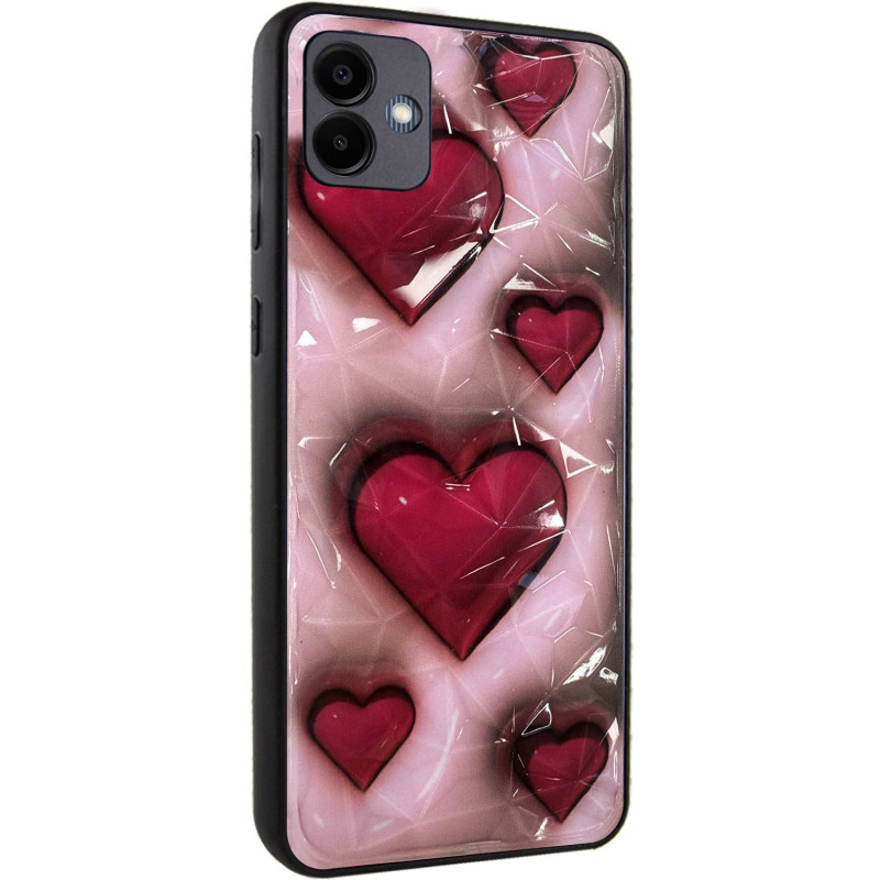 TPU+PC чехол Prisma Plushie для Samsung Galaxy A06 (Hearts)