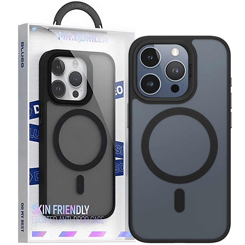 TPU+PC чехол Blueo Skin Friendly Frosted with Magnetic Safe для Apple iPhone 13 Pro Max (6.7")