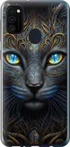 Чехол Кошка для Samsung Galaxy M21 M215F