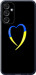 Чехол Жёлто-голубое сердце для Samsung Galaxy M34 5G