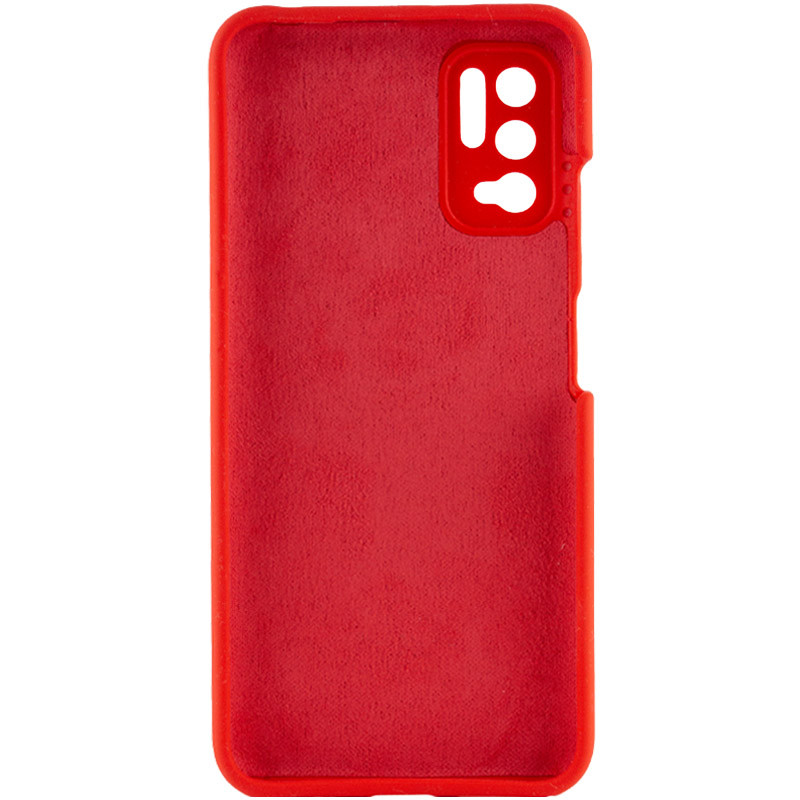 Фото Чехол Silicone Cover Full Camera (AAA) для Xiaomi Redmi Note 10 5G / Poco M3 Pro (Красный / Red) в магазине vchehle.ua