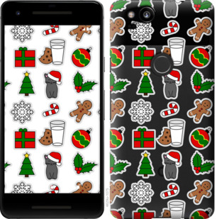 

Чехол Новогодний 16 для Google Pixel 2 819432