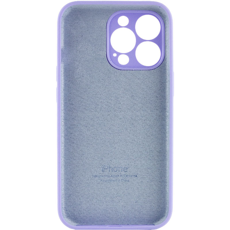 Фото Чохол Silicone Case Full Camera Protective (AA) на Apple iPhone 15 Pro (6.1") (Бузковий / Dasheen) на vchehle.ua