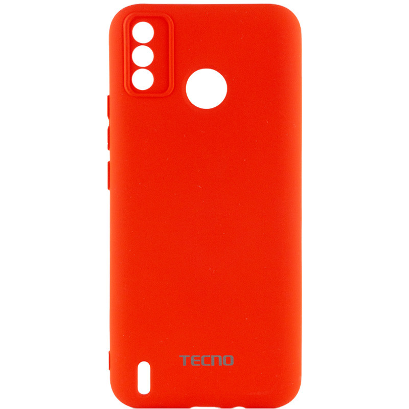 Чохол Silicone Cover My Color Full Camera (A) на TECNO Spark 6 Go (Червоний / Red)