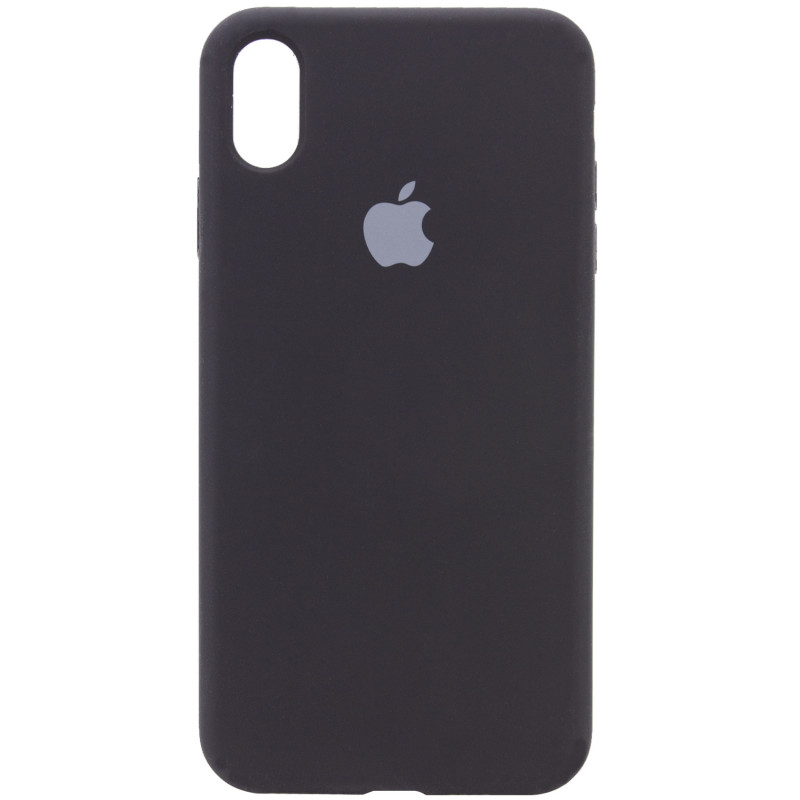 Чохол Silicone Case Full Protective (AA) на Apple iPhone XS Max (6.5") (Чорний / Black)