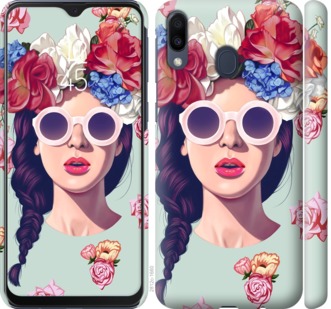 

Чехол Девушка с цветами для Samsung Galaxy M20 698116
