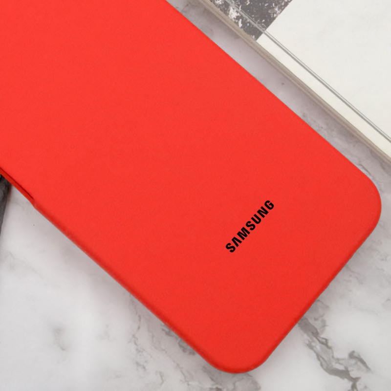 Фото Чохол Silicone Cover Lakshmi Full Camera (AAA) with Logo на Samsung Galaxy A24 4G (Червоний / Red) в маназині vchehle.ua