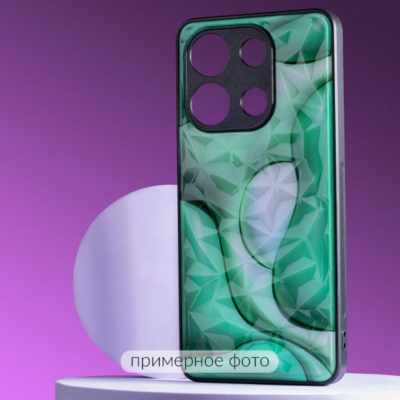 Фото TPU+PC чехол Prisma BubbleGum для Xiaomi Redmi Note 13 4G (3D Green) в магазине vchehle.ua