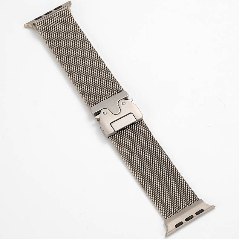 Ремінець Milanese Loop New Design для Apple Watch 38/40/41/42mm (Titanium) в магазині vchehle.ua