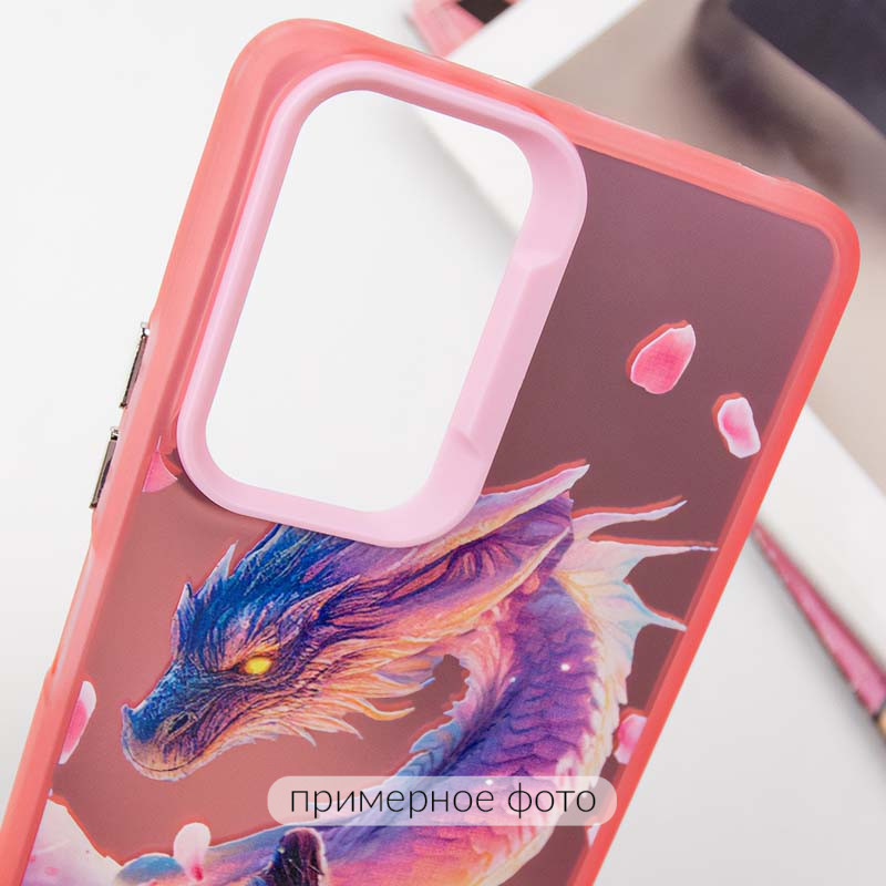 Фото TPU+PC чехол TakiTaki Fantasy magic glow для Apple iPhone 15 Pro (6.1") (Pink Dragon - Pink) в магазине vchehle.ua