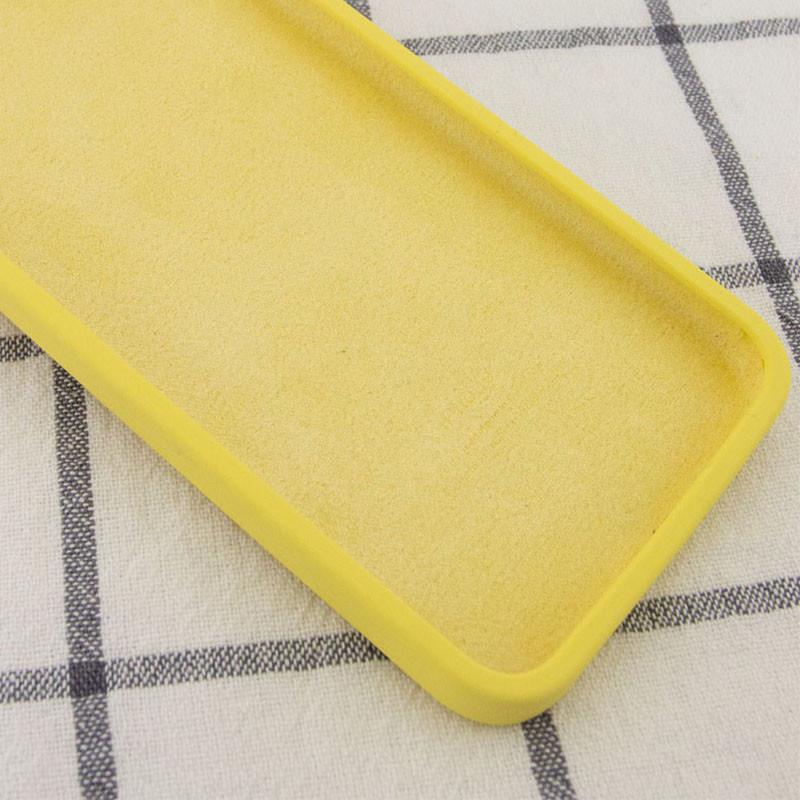 Фото Чехол Silicone Case Square Full Camera Protective (AA) для Apple iPhone 6/6s (4.7") (Желтый / Canary Yellow) в магазине vchehle.ua