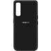 Чохол Silicone Cover My Color Full Protective (A) на Oppo Reno 3 Pro (Дефект упаковки / Чорний / Black)