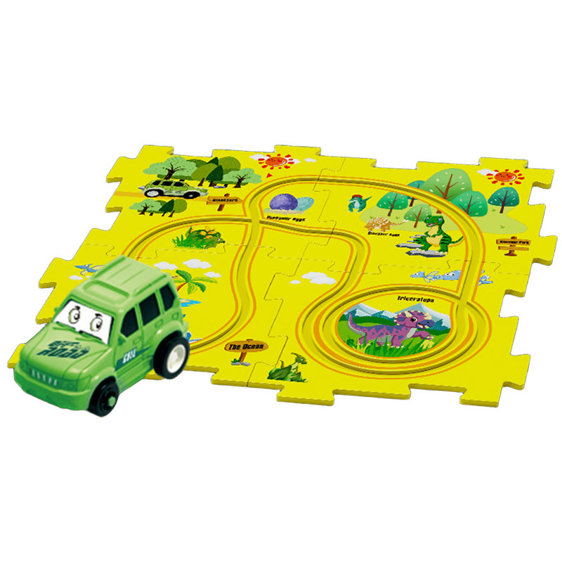 Купити Розвиваюча іграшка-пазл SHT 1103A Dinosaur Park (25pcs) (Green) на vchehle.ua
