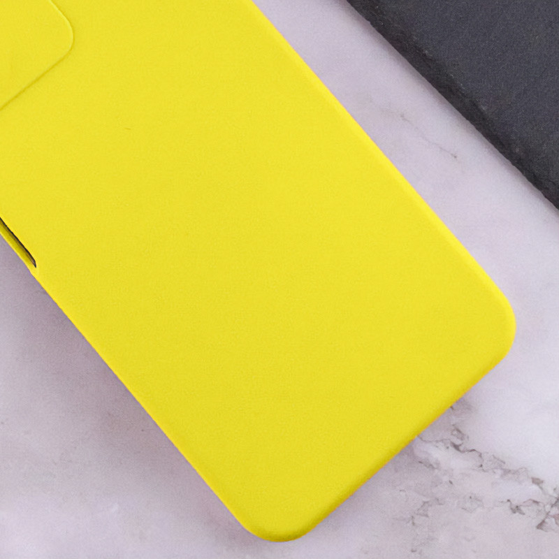 Фото Чехол Silicone Cover Lakshmi Full Camera (AAA) для Xiaomi Redmi 13 4G / Poco M6 4G (Желтый / Yellow) на vchehle.ua