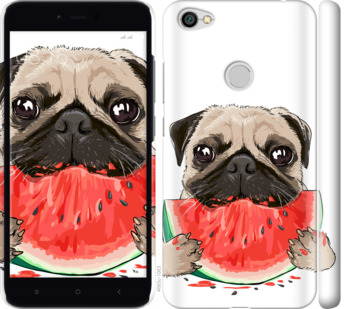 

Чехол Мопс и арбуз для Xiaomi Redmi Note 5A Prime 843739