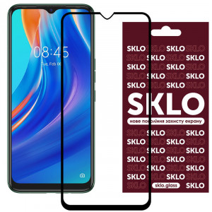 Защитное стекло SKLO 3D для TECNO Spark 7