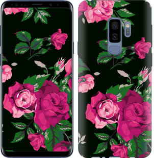 

Чохол Троянди на чорному тлі на Samsung Galaxy S9 Plus 607366