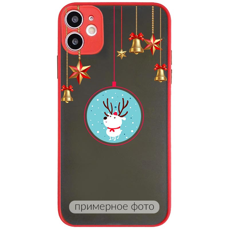 TPU+PC чохол Christmas time на Apple iPhone 6/6s (4.7") (Оленя)