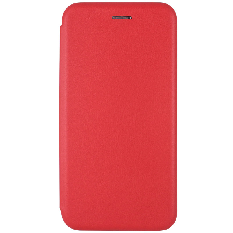 Кожаный чехол (книжка) Classy для Xiaomi Redmi Note 8 / Note 8 2021 (Красный)