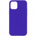 Чехол Silicone Case Full Protective (AA) NO LOGO для Apple iPhone 13 (6.1") (Фиолетовый / Ultra Violet)